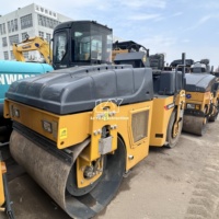 6 tonnes Ride-On Large Heavy Duty Walk Behind Asphalt Road Roller Vibrator Compactor Double Drum Road Rollers
