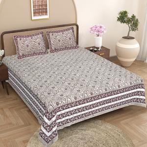 Nouvelle tendance : Parure de lit en coton imprimé style indien avec taies d'oreiller – Décoration pour la maison et l'hôtellerie – Vente en gros – Drap de lit King Size - Product Image 1