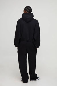 Survêtement de haute qualité à la mode 2 pièces pour hommes sérigraphie personnalisée logo lourd 500GSM couleur unie 2 pièces survêtement homme - Product Image 4