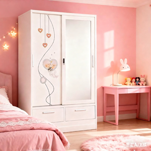 Armario de Acero con Puerta de Vidrio, Armario Metálico Moderno y Minimalista, Armario de Almacenamiento, <span class=keywords><strong>Ropero</strong></span> de Acero, Roperos Metálicos - Product Image 5