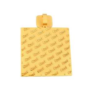 Colgante Personalizado de Oro de 14K con Moissanita, Amuleto de Joyería Único - Product Image 1