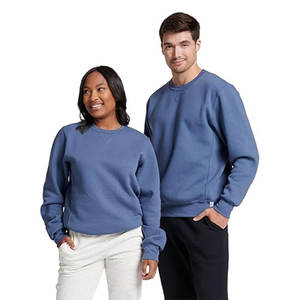 Sudadera Unisex de Cuello Redondo, Sudadera Básica de Trabajo para Hombre, Sudadera Bordada de Cuello Redondo Azul Rey - Product Image 6