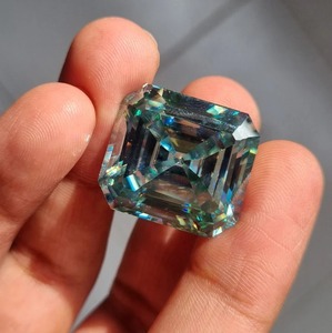 20 CTS Blue Ascher Moissanite Diamant Bijoux personnalisés Moissanite en vrac Idéal pour les bijoux autres boucles d'oreilles - Product Image 3