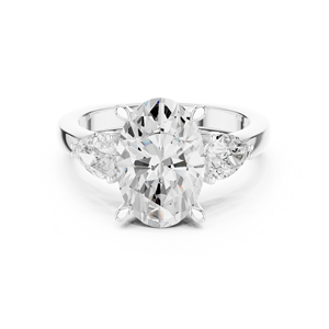 Frosted loops jewels 18K Gold Engagement Ring Jewelry Supplier - Product Image 3