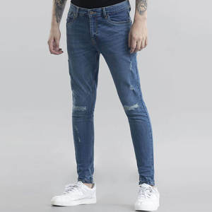 กางเกงยีนส์ผู้ชายผ้าแห้งเร็วดีไซน์ใหม่ไซส์ปกติ - Product Image 2