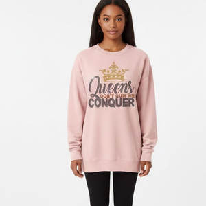 Sweat-shirt décontracté tendance pour femme, coupe classique, en polaire doux, écologique, avec décoration en strass, pour un look streetwear d'hiver - Product Image 1