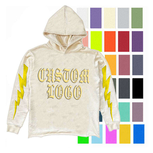 Sweat-shirt à capuche unisexe rose en coton molletonné avec logo personnalisé, idéal pour l'automne - Product Image 6