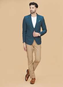 Abrigo Verde Loro de Diseño Único para Hombre, Abrigo Elegante de Manga Larga para Oficina y Uso Diario, Disponible a Precio de Mayoreo - Product Image 3