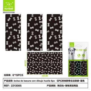 Bolsas de Basura para Desechos de Perros con Diseño de Hueso, Solución Premium para la Eliminación de Desechos de Mascotas - Product Image 4