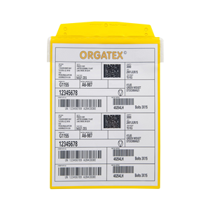 Portadocumenti con chiusura magnetica, con flap protettivo, DIN A4 verticale 2, Giallo, 10 pz. / Confezione.- SDVF/4211-04 - Product Image 1