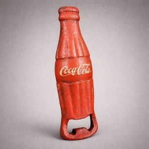 Abridor de Botellas de Hierro Fundido, Diseño Clásico Vintage para Refrescos, Agarre Fuerte, Acabado Duradero, Perfecto para Decoración de Bar en Casa - Product Image 1