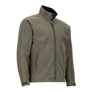 High Street Men's Soft Shell Chaquetas Cortavientos de invierno de la mejor calidad con cuello levantado Impermeable y elegante - Product Image 3