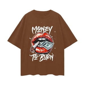 T-shirts imprimés en relief de haute qualité, faible MOQ, 100% coton, sur mesure, streetwear homme, t-shirts homme imprimés en relief - Product Image 2