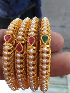 สร้อยข้อมือทองคำน้ำหนักเบาต่างหูแฮนด์เมด3มม. Micro GOLD เต็มไปสำหรับผู้หญิงแอฟริกันสวมปาร์ตี้ปกติ - Product Image 3