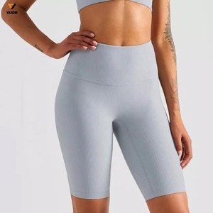 2025 grande taille femmes formel taille moyenne extensible Yoga Leggings taille élastique imperméable séchage rapide respirant Shorts de course - Product Image 4