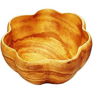 Tazón de Madera de Acacia Desechable y Duradero de 6 x 3 Pulgadas, Tamaño Personalizado, Hecho a Mano, Estilo Bohemio, con Logotipo Personalizado, Regalo Empresarial de la India - Product Image 4
