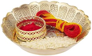 Plateau rond en cuivre de qualité supérieure, écologique, avec poignée en laiton, personnalisable, pour servir les aliments, durable, élégant, prix de gros - Product Image 2