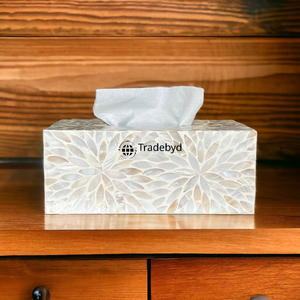 Moderno Dispensador de Toallas de Papel con Diseño Floral Incrustado, Soporte de Mesa Premium con Diseño Grabado para una Decoración del Hogar Refinada Tradebyd - Product Image 2