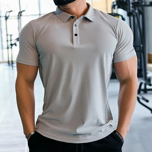 Polos personnalisés en coton doux de haute pureté t-shirts pour hommes anti-rides grande taille polos pour hommes par les exportateurs internationaux - Product Image 1