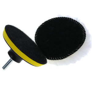 DELUN Tampone Abrasivo Personalizzabile da 4'' M10 con Supporto in Plastica EVA per Pulizia Auto, per <span class=keywords><strong>Carta</strong></span> Abrasiva con Velcro - Product Image 3