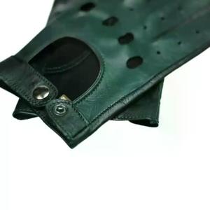 ถุงมือขับรถหนังแกะสำหรับผู้ชายถุงมือแฟชั่นฤดูหนาวออกแบบโลโก้ได้ตามต้องการ - Product Image 5