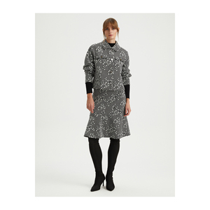 Veste en coton mélangé tricoté à motifs pour femmes, provenant de Turquie - Product Image 2