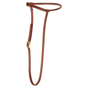 Double S Roulé Nez Caveson Chevaux Culotte Premium Hand Rubbed Harness Leather Adjustable Fit Horse Training Aid Targets - Product Image 3