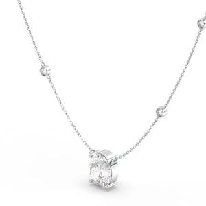 Moissanite <b>Diamond</b> Beautiful <b>Necklace</b> 925 Sterling <b>silver</b> Gift for Her - Product Image 3