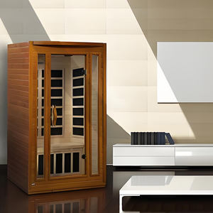סאונה חיצונית מודרנית עם חימום אינפרא אדום רחוק, חדר סאונה מעץ ארז מלא וג'קוזי ספא - Product Image 3