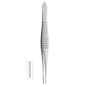 Pinzas de disección dentadas de acero inoxidable Manual Gillies para agarre de tejidos y trabajo de dentadura en instrumentos de odontología - Product Image 3