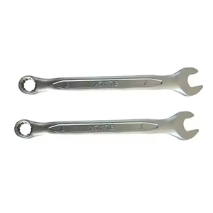 Distribuidor de confianza ofrece buen precio, llave inglesa combinada de acero OEM, acabado en cromo negro, herramienta estándar de perforación DIY - Product Image 3