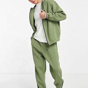 ชุดวอร์มแฟชั่นผ้าโพลีเอสเตอร์สำหรับผู้ชายชุดใส่วิ่งชุดวอร์มกางเกงผ้าโพลีเอสเตอร์100% แบบกำหนดโลโก้ได้เองฉลากตามต้องการ - Product Image 5