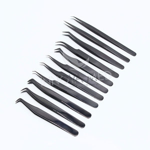 Pinzas Duraderas para Extensión de Pestañas, Herramientas de Belleza Personalizadas, Pinzas para Técnicos de Pestañas con Punta de Fibra, Ecológicas - Product Image 5