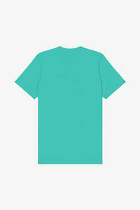 T-shirt unisexe léger 100% coton à manches courtes vert menthe, vêtement de sport décontracté pour l'été, usage quotidien et commandes en gros - Product Image 4