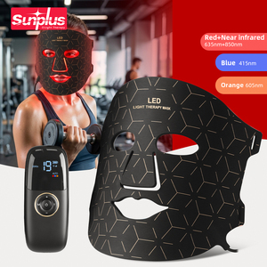 Nouveau Masque LED Professionnel de Thérapie par Lumière Rouge pour le Visage et le Cou, Masque d'Esthétique LED et Fabricant de Gants - Product Image 1
