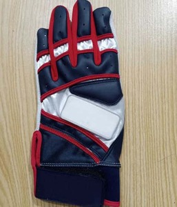 Guantes de béisbol de cuero Cabretta suave de ajuste personalizado de alta calidad, transpirables, cómodos en rosa, azul, guantes de bateo personalizables - Product Image 3