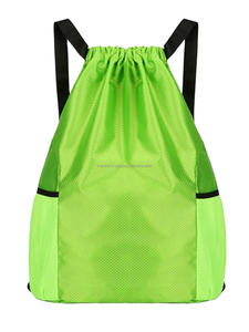Sac à dos à cordon de serrage imperméable de grande capacité avec logo personnalisé, sac de sport unisexe pour l'entraînement physique, sac de voyage pour étudiants - Product Image 3