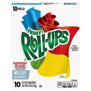 Fruit Roll-Ups 72 rollos Tropical Tie-Dye Fresa (1,02 kg) - Product Image 6