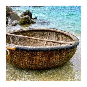 Bote de cesta tradicional: embarcación circular Ligera y estable, utilizada por pescadores durante generaciones - Product Image 3