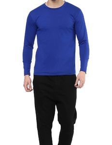 Camiseta de Hombre al por Mayor 2026 con Cuello Redondo, Diseño Personalizado, 100% Algodón, Talla Grande, Casual, Manga Larga - Product Image 3