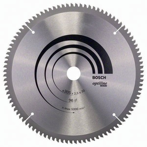 96-Tooth Carbide-Tipped Circular <b>Saw</b> Blade 305mm 30mm Bore 2.5mm Kerf by for Bosch - Product Image 1
