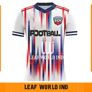 Camiseta de fútbol ajustada transpirable OEM personalizada, camisetas de fútbol de alta calidad, conjunto completo de fútbol 2024/uniformes de fútbol para niños - Product Image 4