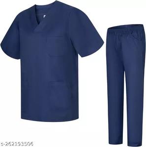 Calidad superior Denim Hospital Scrubs Uniforme Jogger Pant Moda Manga corta Scrub Sets - Product Image 2