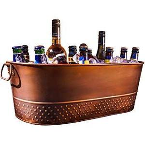 อ่างแช่ขวดเบียร์โลหะอุปกรณ์สำหรับงานแต่งงานอุปกรณ์ปาร์ตี้สำหรับขวดเบียร์อุปกรณ์สำหรับบาร์สเตนเลสอุปกรณ์ตกแต่งอ่างน้ำแข็งสำหรับขวดเบียร์ - Product Image 1