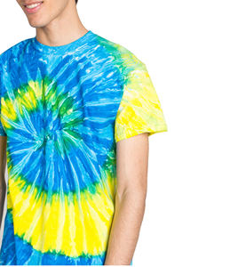 Nuevas camisetas personalizadas 100% de algodón para hombre, camisetas holgadas con tinte de corbata, camisetas transpirables y de secado rápido para hombre a la venta a bajo precio - Product Image 4