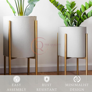 Macetas de cobre para jardín, para decoración del hogar, diseño elegante inspirado en la naturaleza, jarrones de pared, jarrón de suelo que mejora tu espacio con un toque elegante - Product Image 2