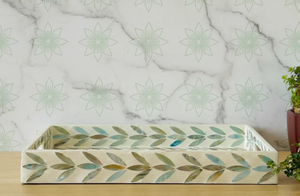 Base para Pastel Decorativa de Concha de Capiz Hecha a Mano con Incrustaciones de Madreperla, Grado Comercial, Tamaño y Color Personalizables - Product Image 4