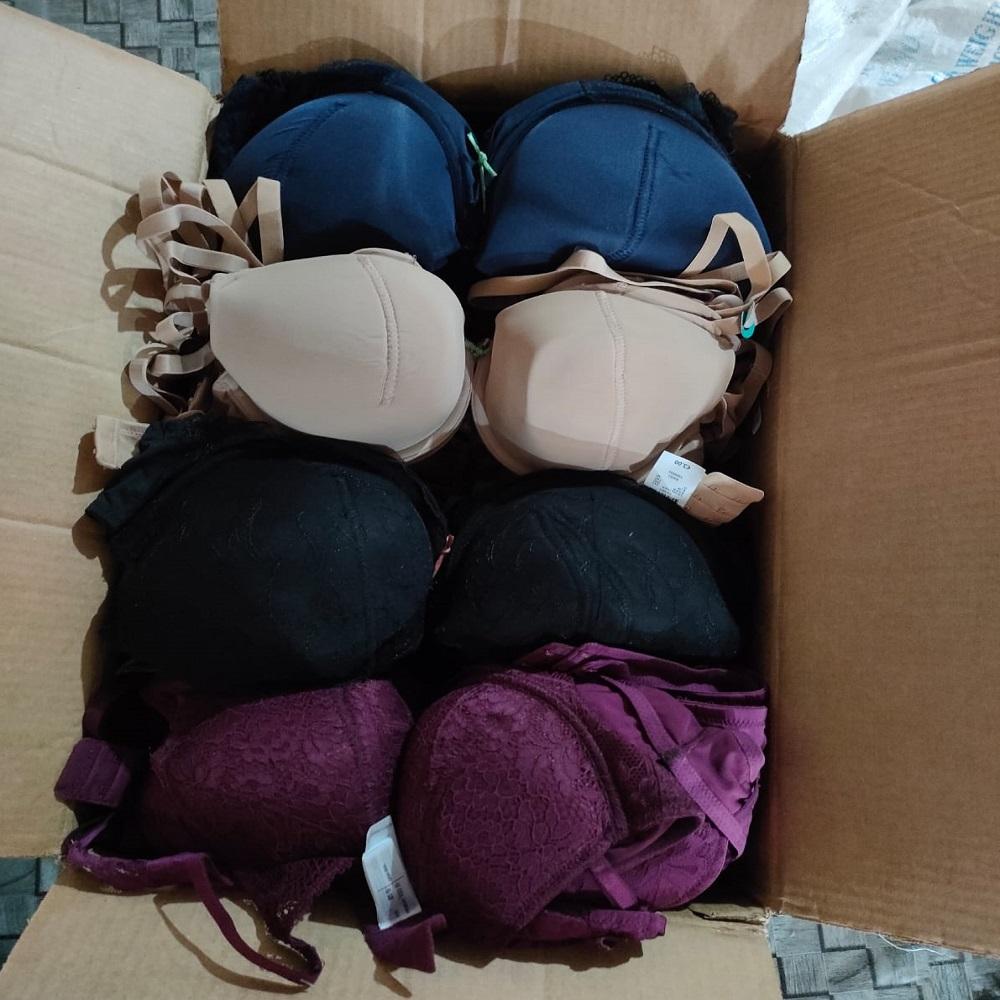 Plus Sizes Ladies Push-up Half Cup Bra Mixed Leftover Underwear Lace Briefs Cheap Price Bulk Lady Bras Apparel Stock Bra Sets