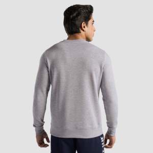 Sudadera Ecológica de Punto Estilo Hip-Hop con Cremallera, Color Gris Sólido, Talla XL, con Diseño Estampado en Serigrafía y Silicona - Product Image 3