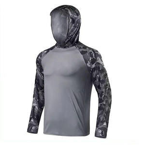 100% poliéster Spandex Sprixo Enterprises ropa deportiva ropa de pesca camisas con capucha impresión por sublimación pulóver sudaderas con capucha de pesca - Product Image 5